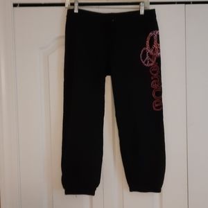Cropped sweat pants